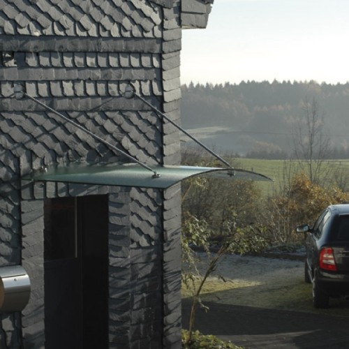 Punktgehaltene Verglasung